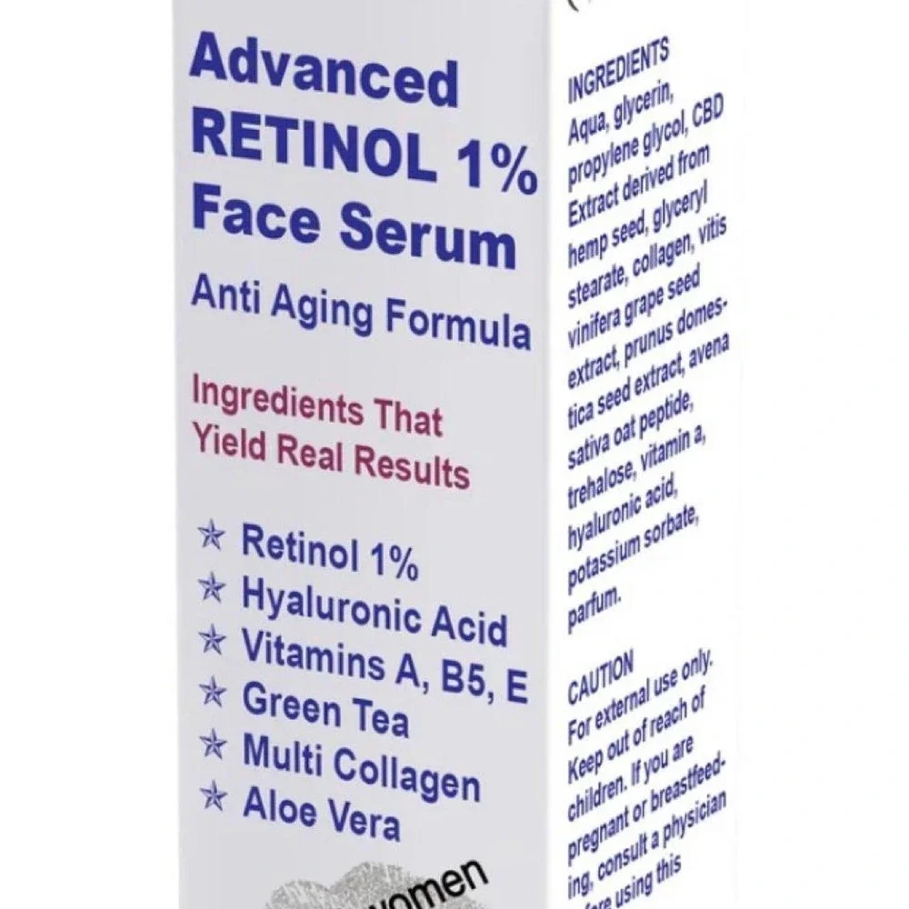 Trust MD Advanced Retinol $119 RETAIL 1% Face Serum New Hylaronic Collagen